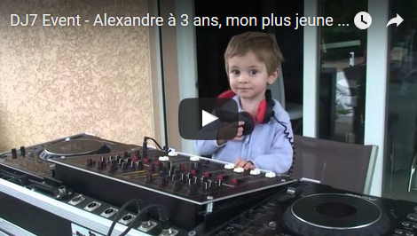 DJ7 Event – Alexandre, mon fils à 3 ans, mon plus jeune élève – Grenoble